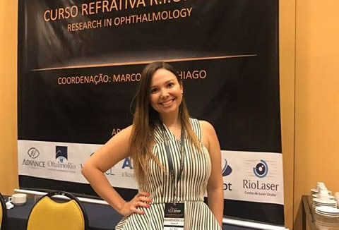 Dra. Nayra Caldas participou, no Rio de Janeiro, do Curso de Cirurgia Refrativa
